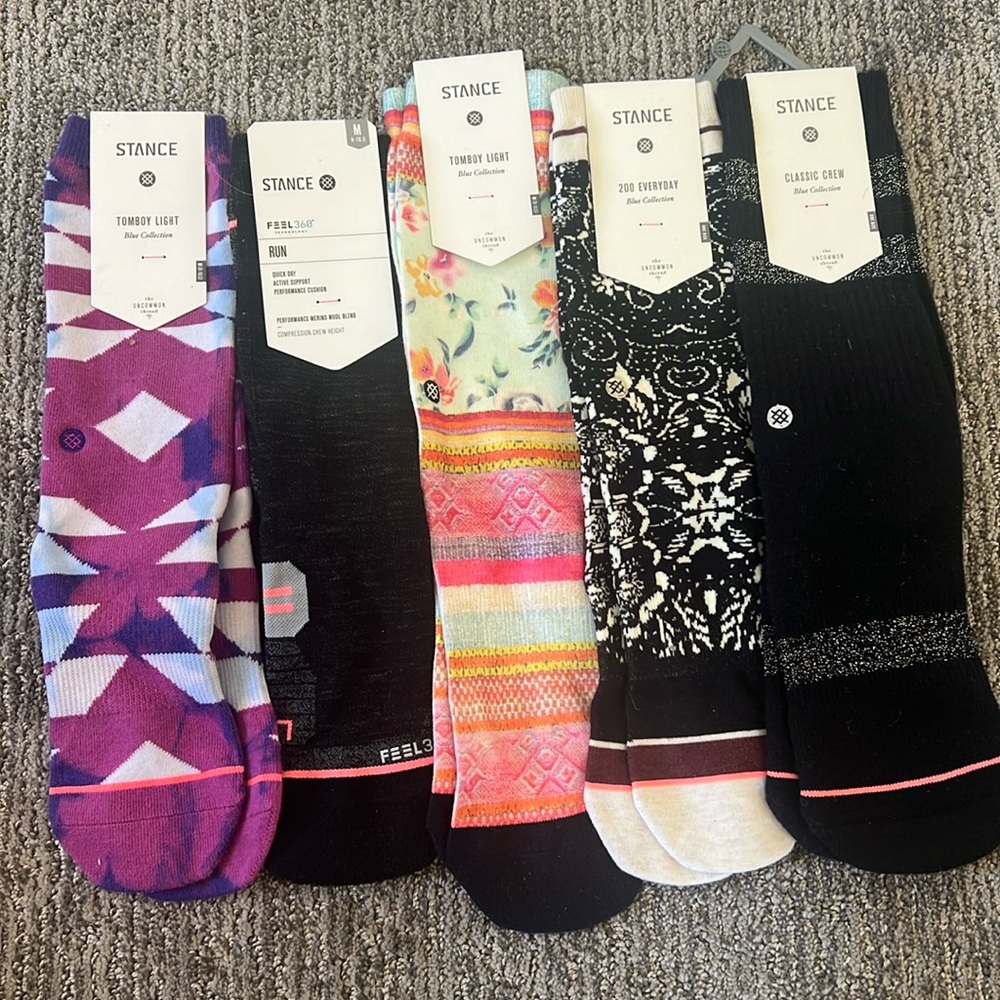 5 pairs of NWT women’s Stance socks